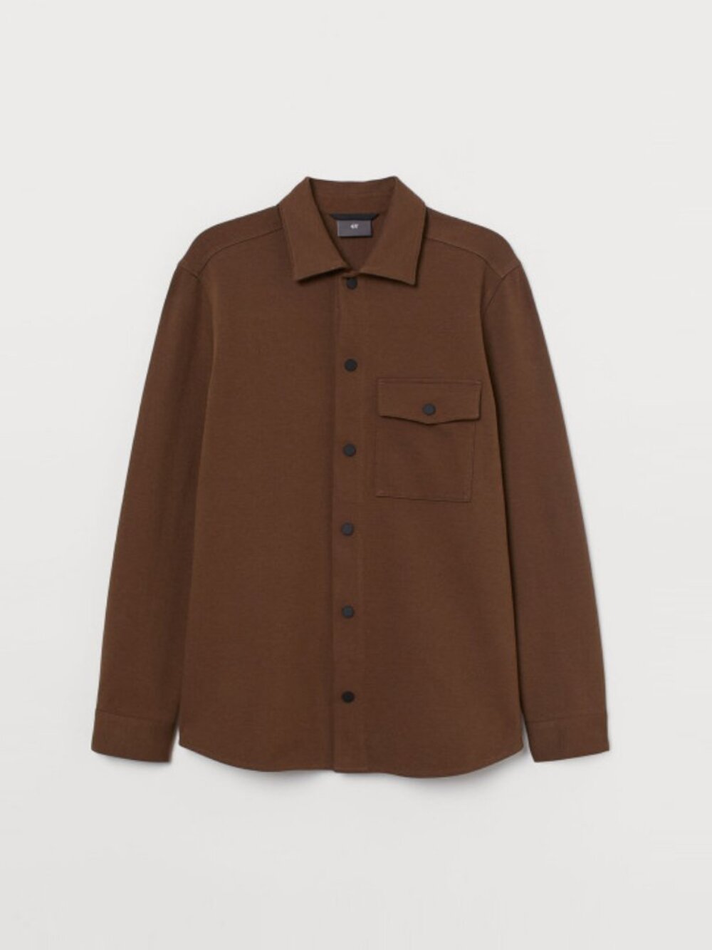 H&M Twill Overshirt Shacket Brown Size S MensH&M Twill Overshirt Shacket Brown S